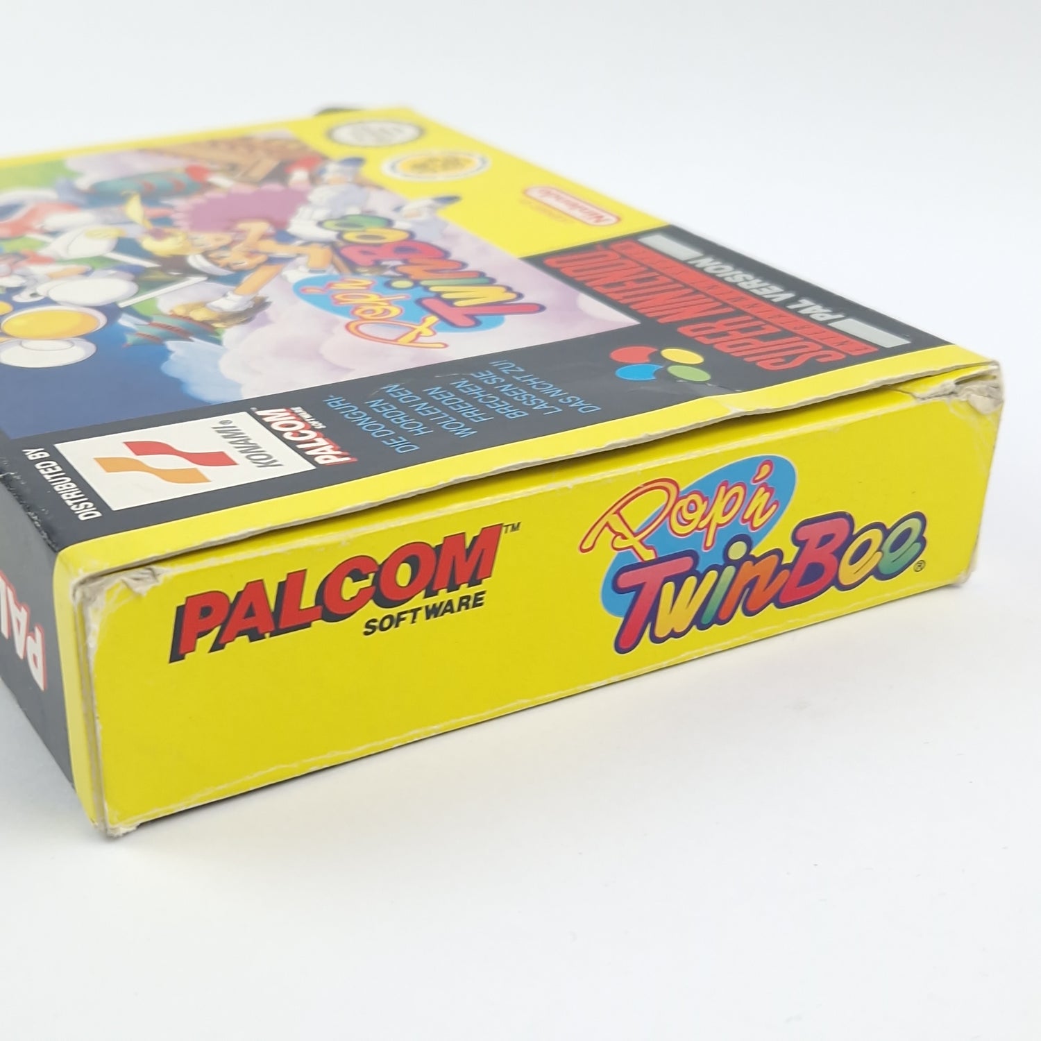 Super Nintendo Spiel : Pop n TwinBee - Modul Anleitung OVP cib / SNES PAL