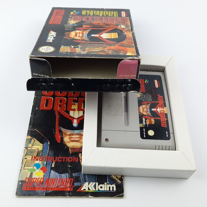 Super Nintendo Spiel : Judge Dredd - Modul Anleitung OVP cib SNES PAL