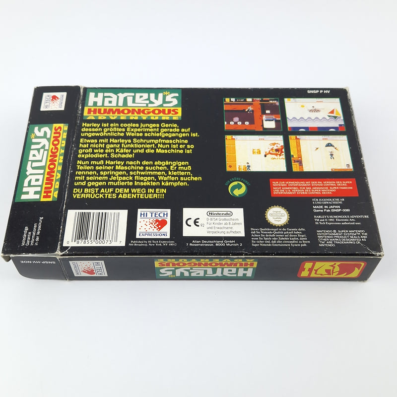 Super Nintendo Game: Harley's Humongous Adventure - Module Instructions OVP SNES