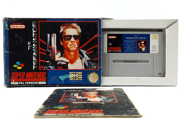 Super Nintendo Game: The Terminator - Module Instructions OVP SNES