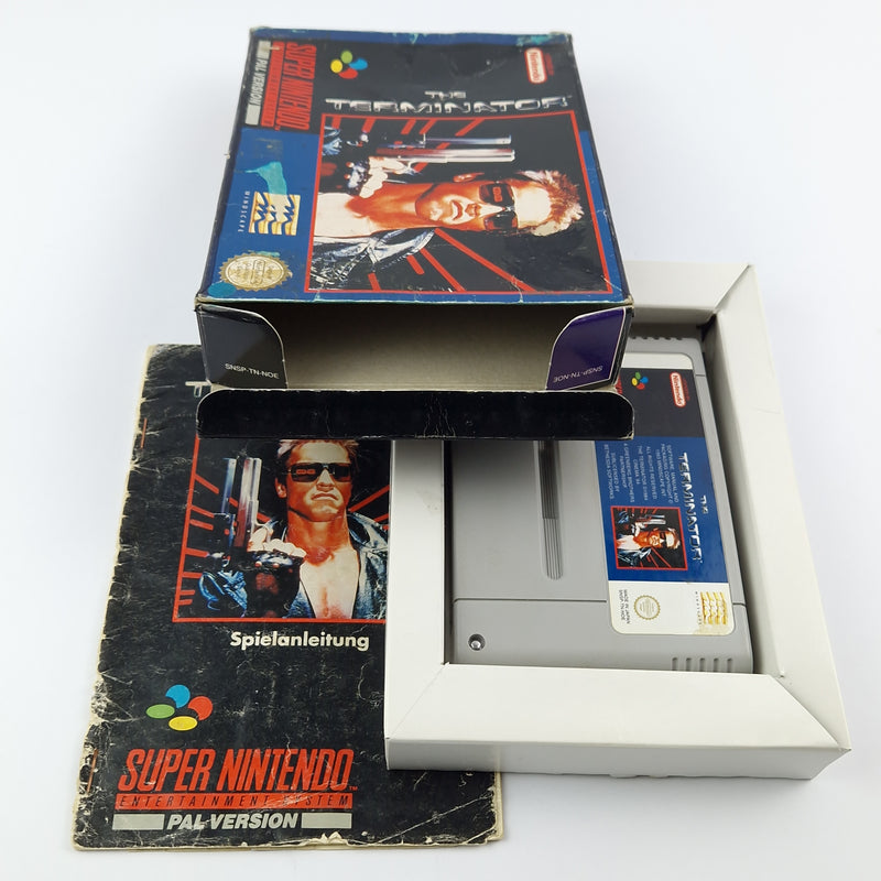 Super Nintendo Game: The Terminator - Module Instructions OVP SNES