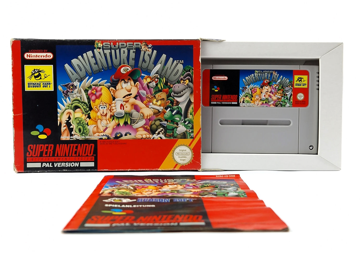 Super Nintendo Game: Super Adventure Island - Module Instructions OVP cib SNES NOE