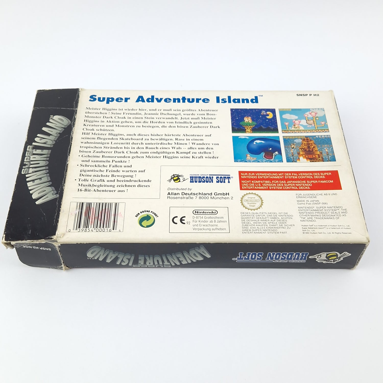 Super Nintendo Game: Super Adventure Island - Module Instructions OVP cib SNES NOE