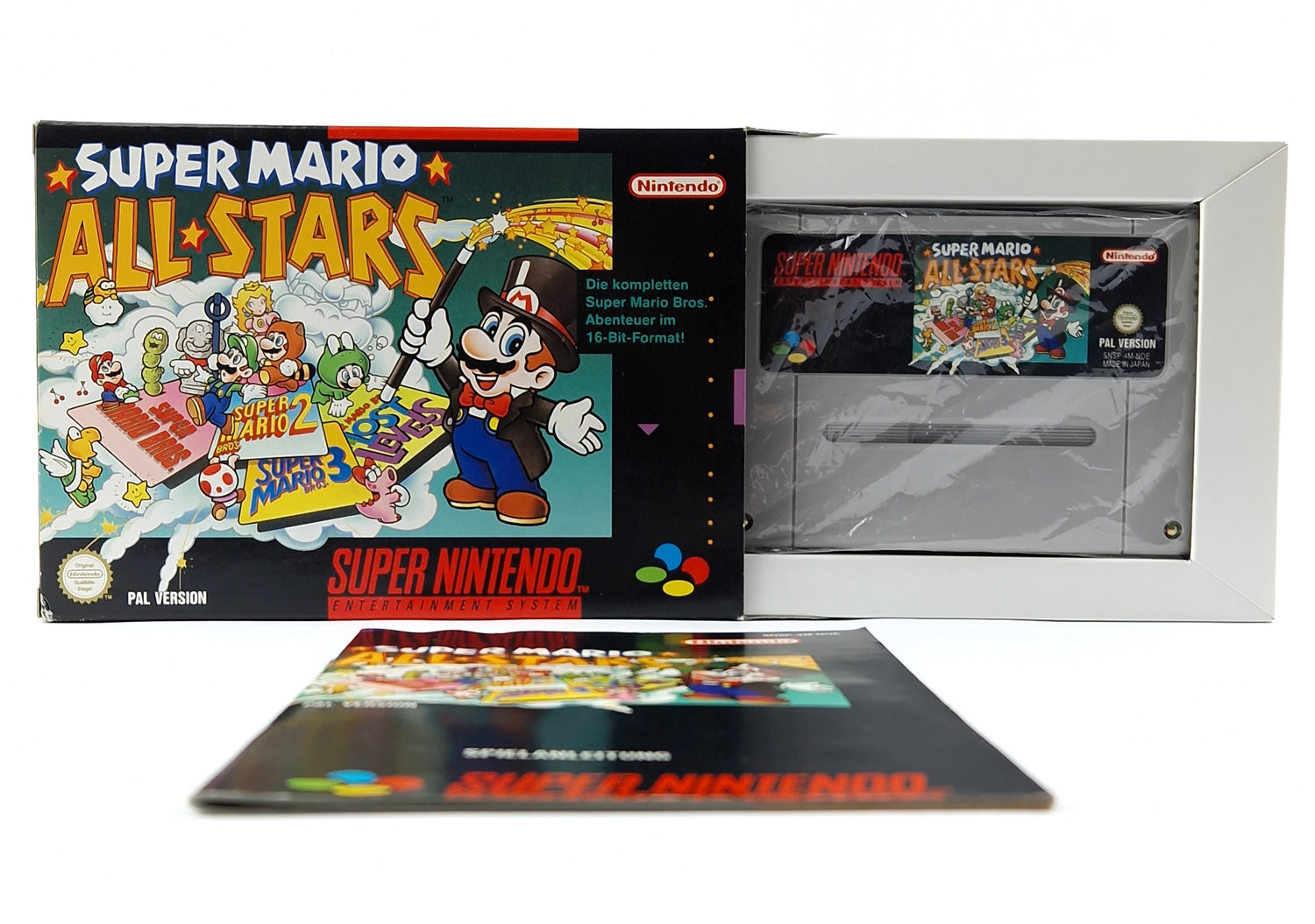 Super Nintendo game: Super Mario Allstars - Module instructions OVP cib / SNES NOE