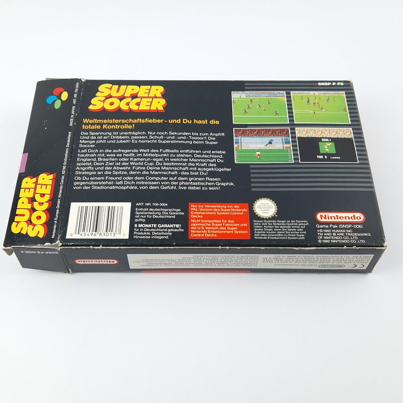 Super Nintendo game: Super Soccer - module in original packaging without instructions - SNES soccer