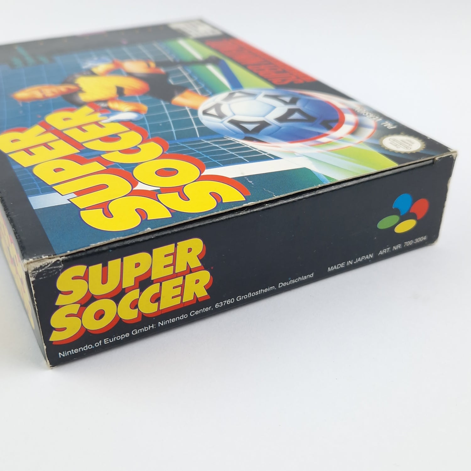 Super Nintendo game: Super Soccer - module in original packaging without instructions - SNES soccer