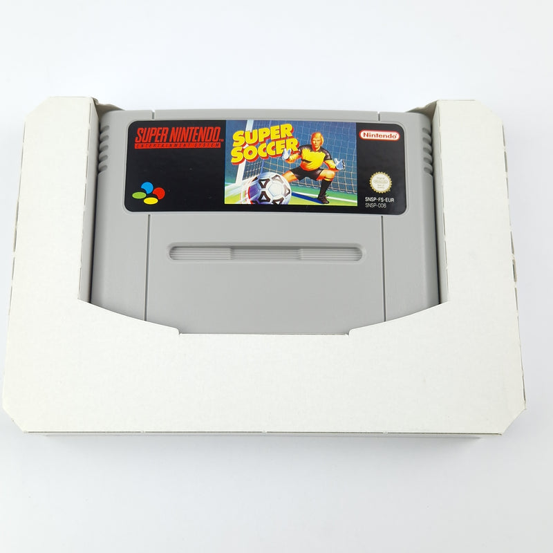 Super Nintendo game: Super Soccer - module in original packaging without instructions - SNES soccer