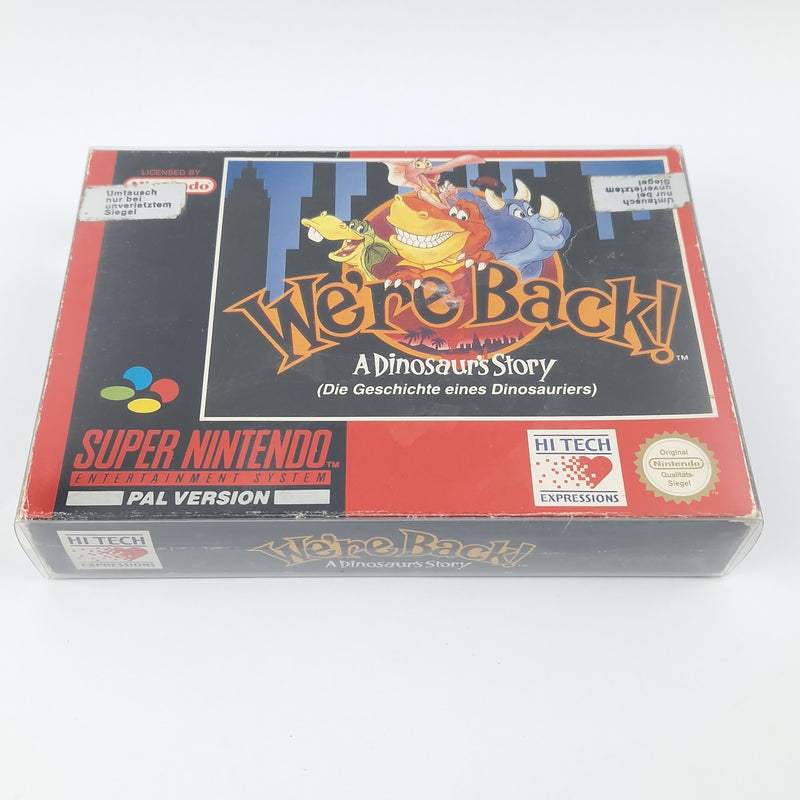 Super Nintendo Game: We're Back A Dinosaurs Story - Module OVP without instructions