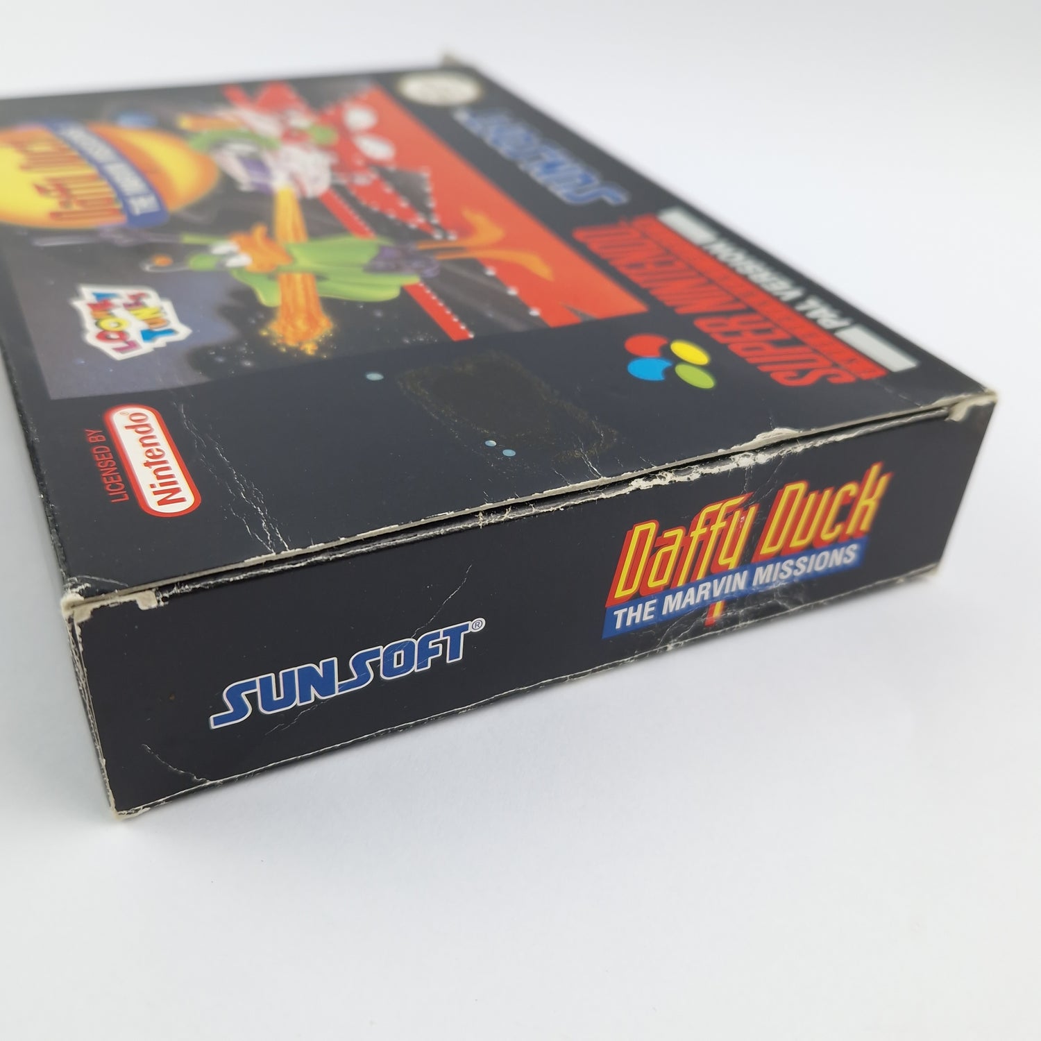 Super Nintendo Game: Daffy Duck The Marvin Missions - SNES OVP PAL NOE