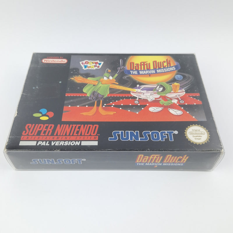 Super Nintendo Game: Daffy Duck The Marvin Missions - SNES OVP PAL NOE