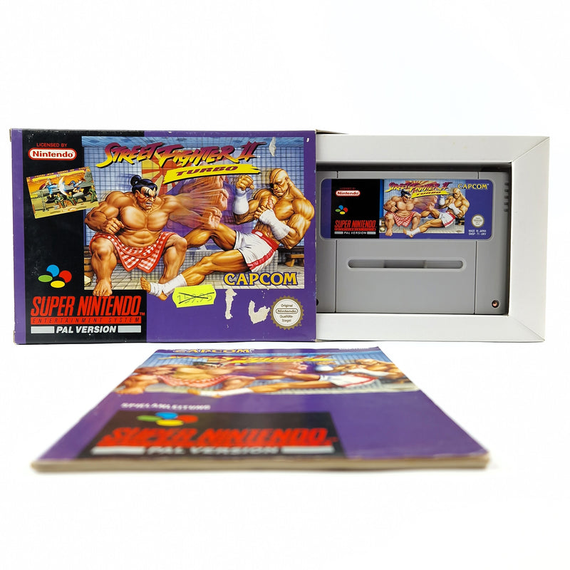 Super Nintendo Spiel : Street Fighter II Turbo - Modul Anleitung OVP / SNES NOE