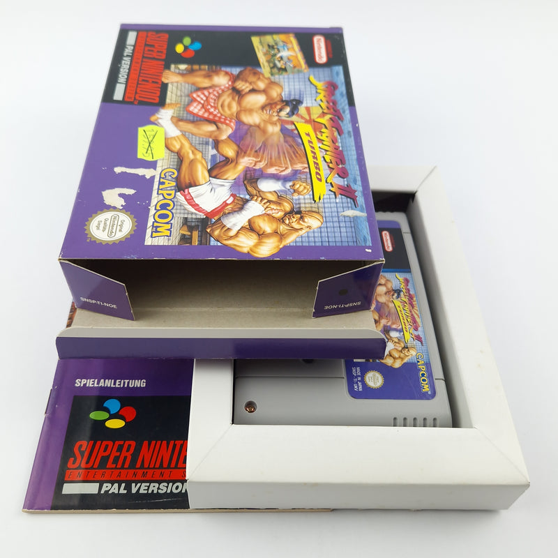 Super Nintendo Spiel : Street Fighter II Turbo - Modul Anleitung OVP / SNES NOE