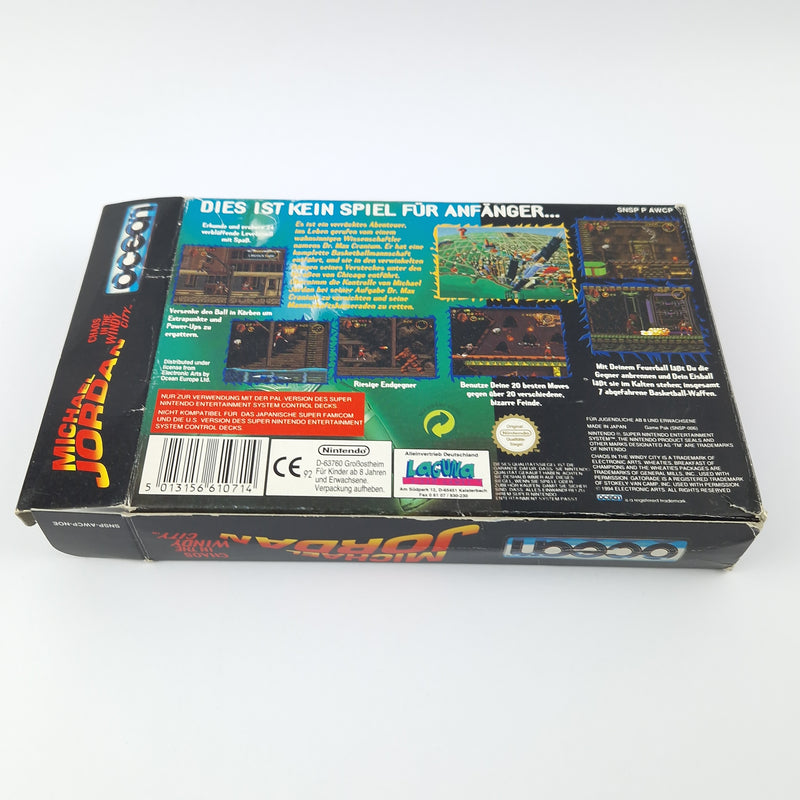 Super Nintendo Spiel : Michael Jordan - Modul Anleitung OVP cib  SNES Basketball