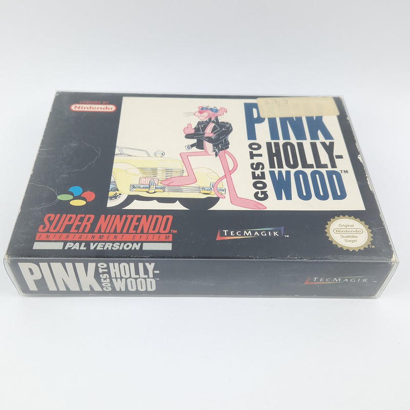 Super Nintendo Game: Pink Goes to Hollywood - Module Instructions OVP cib SNES