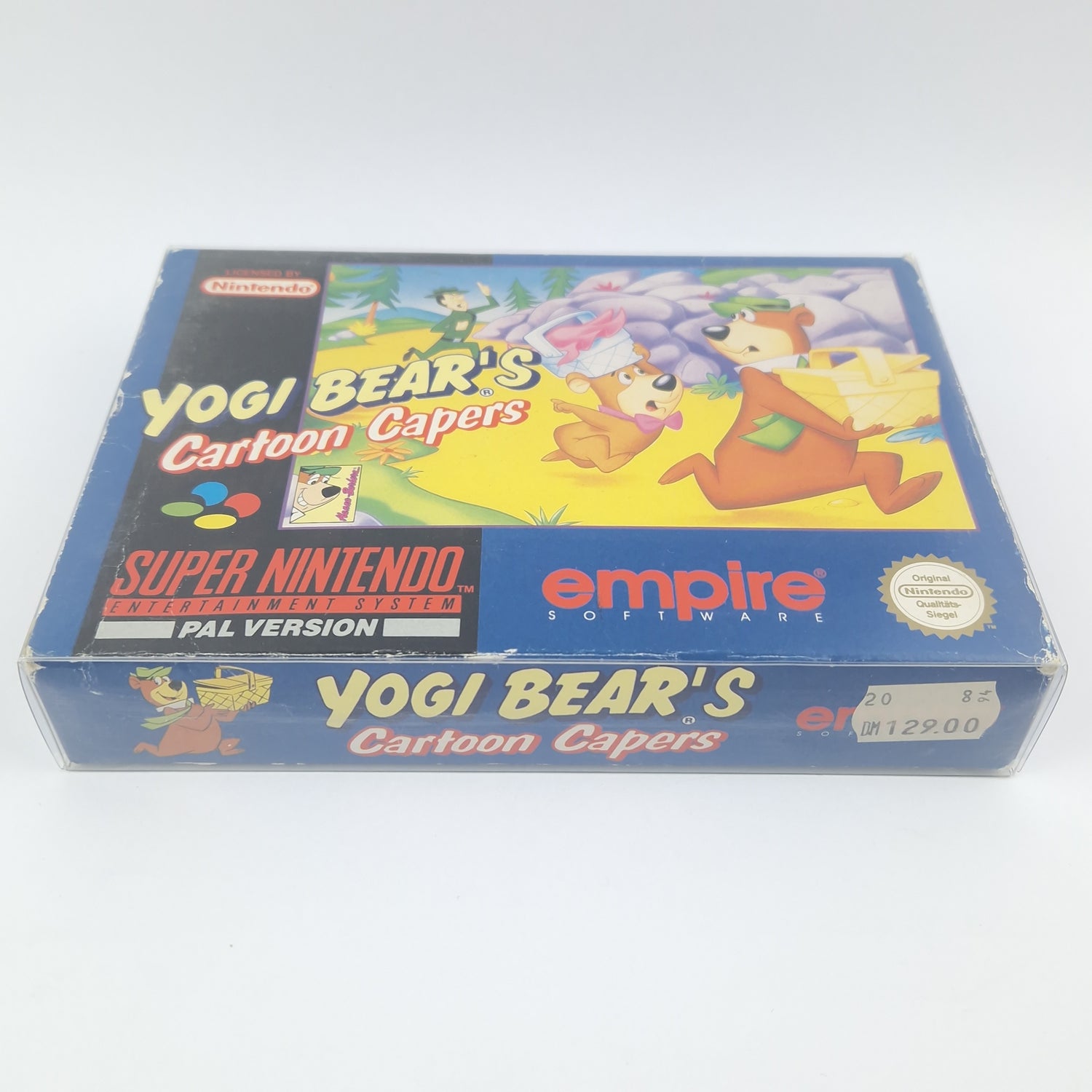 Super Nintendo Game: Yogi Bear's Cartoon Capers - Module Instructions OVP SNES NOE