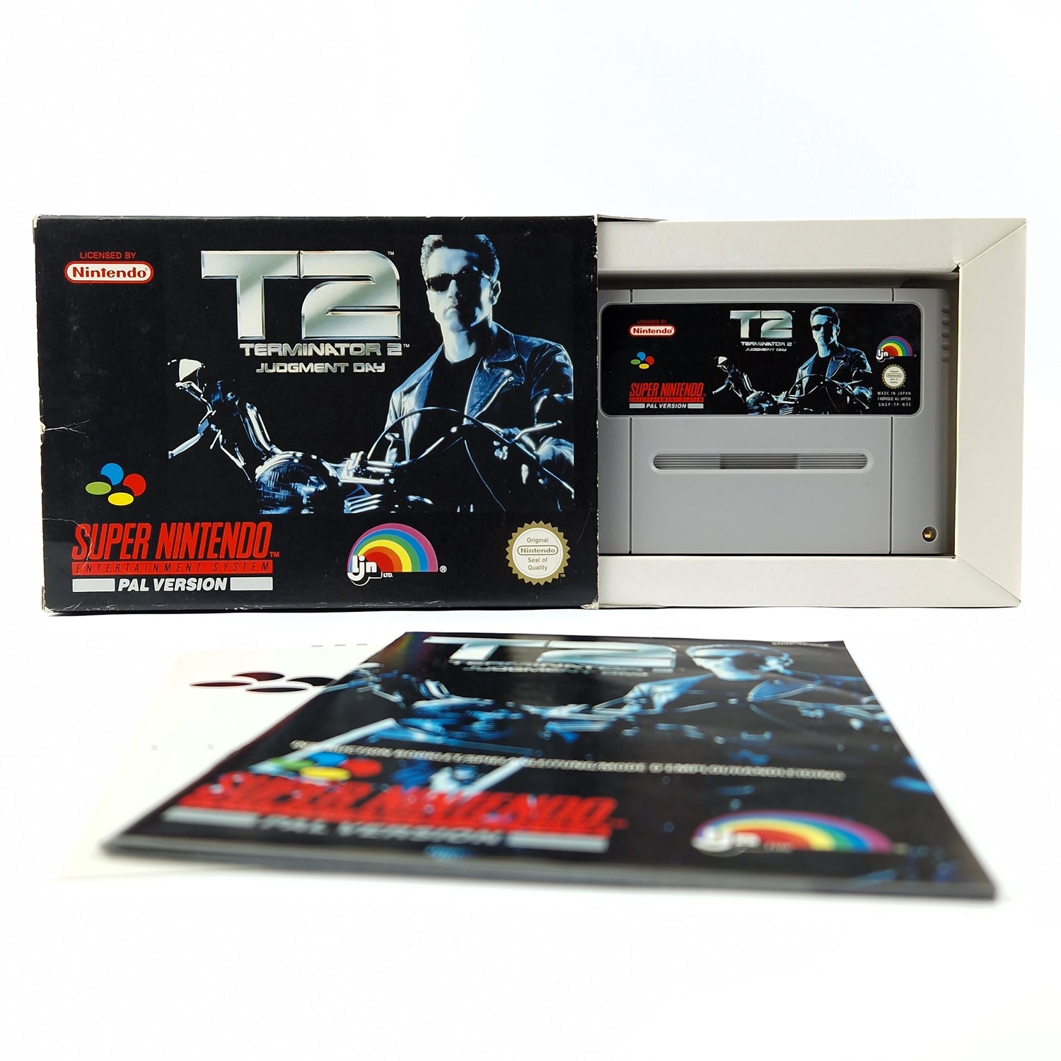 Super Nintendo Game: T2 Terminator 2 Judgment Day - Module Instructions OVP SNES