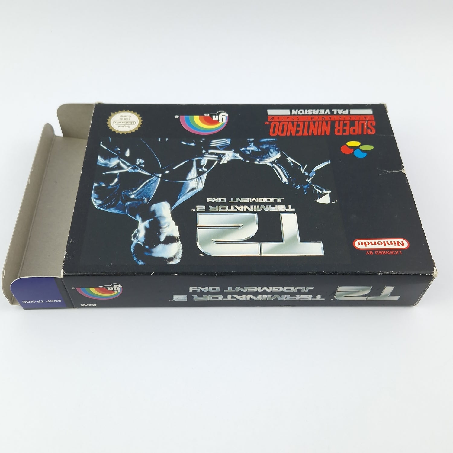 Super Nintendo Game: T2 Terminator 2 Judgment Day - Module Instructions OVP SNES