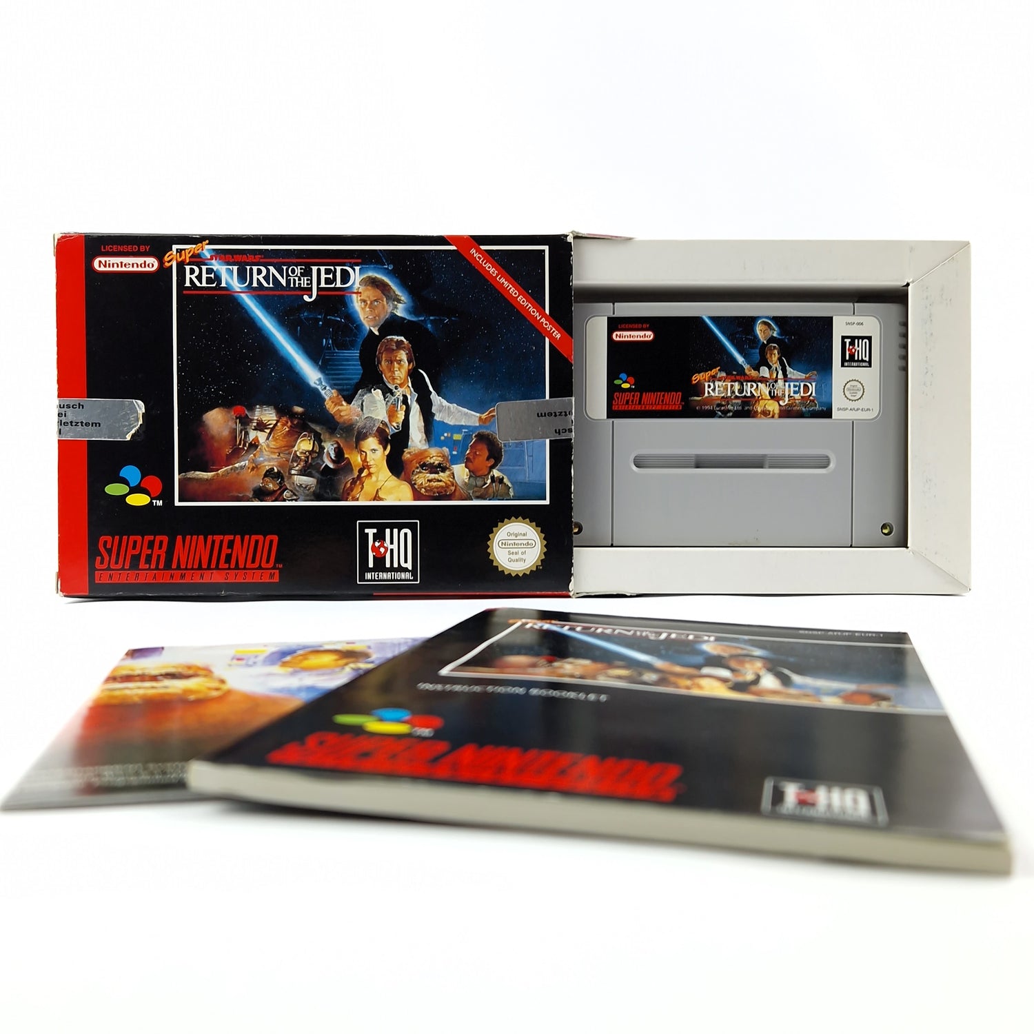 Super Nintendo Spiel : Super Star Wars Return of the Jedi - OVP SNES PAL EUR-1