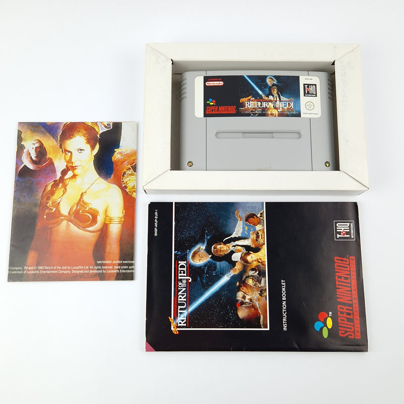 Super Nintendo Spiel : Super Star Wars Return of the Jedi - OVP SNES PAL EUR-1