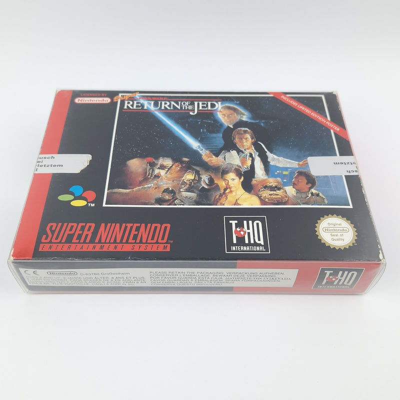 Super Nintendo Spiel : Super Star Wars Return of the Jedi - OVP SNES PAL EUR-1