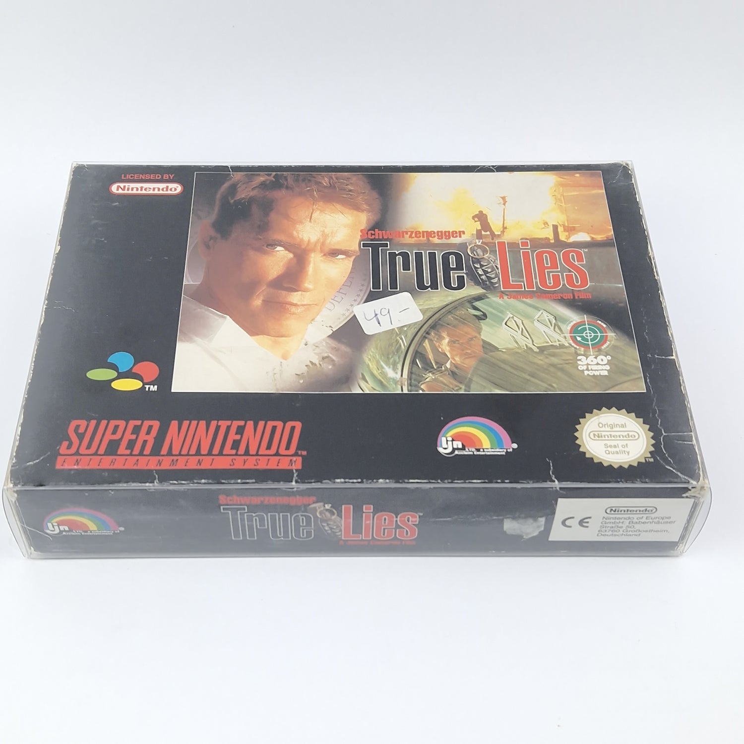 Super Nintendo Spiel : Schwarzenegger True Lies - Modul OVP ohne Anleitung SNES