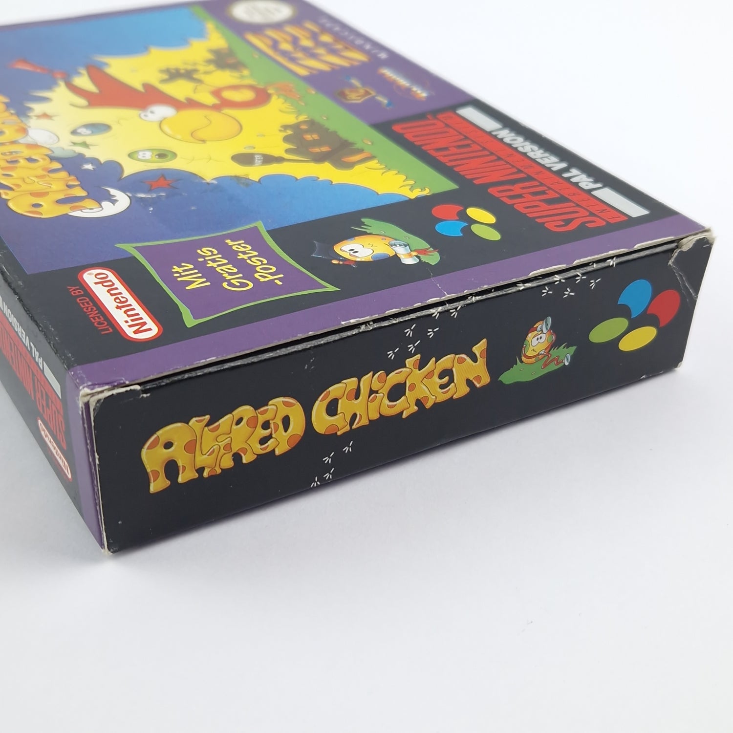 Super Nintendo Game: Alfred Chicken - Module Instructions OVP cib / SNES PAL NOE