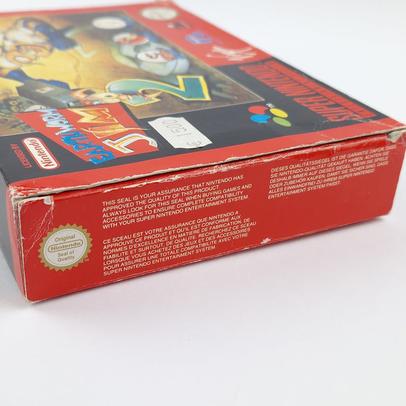 Super Nintendo Game: Earth Worm Jim 2 - Module Instructions OVP cib / SNES EUR