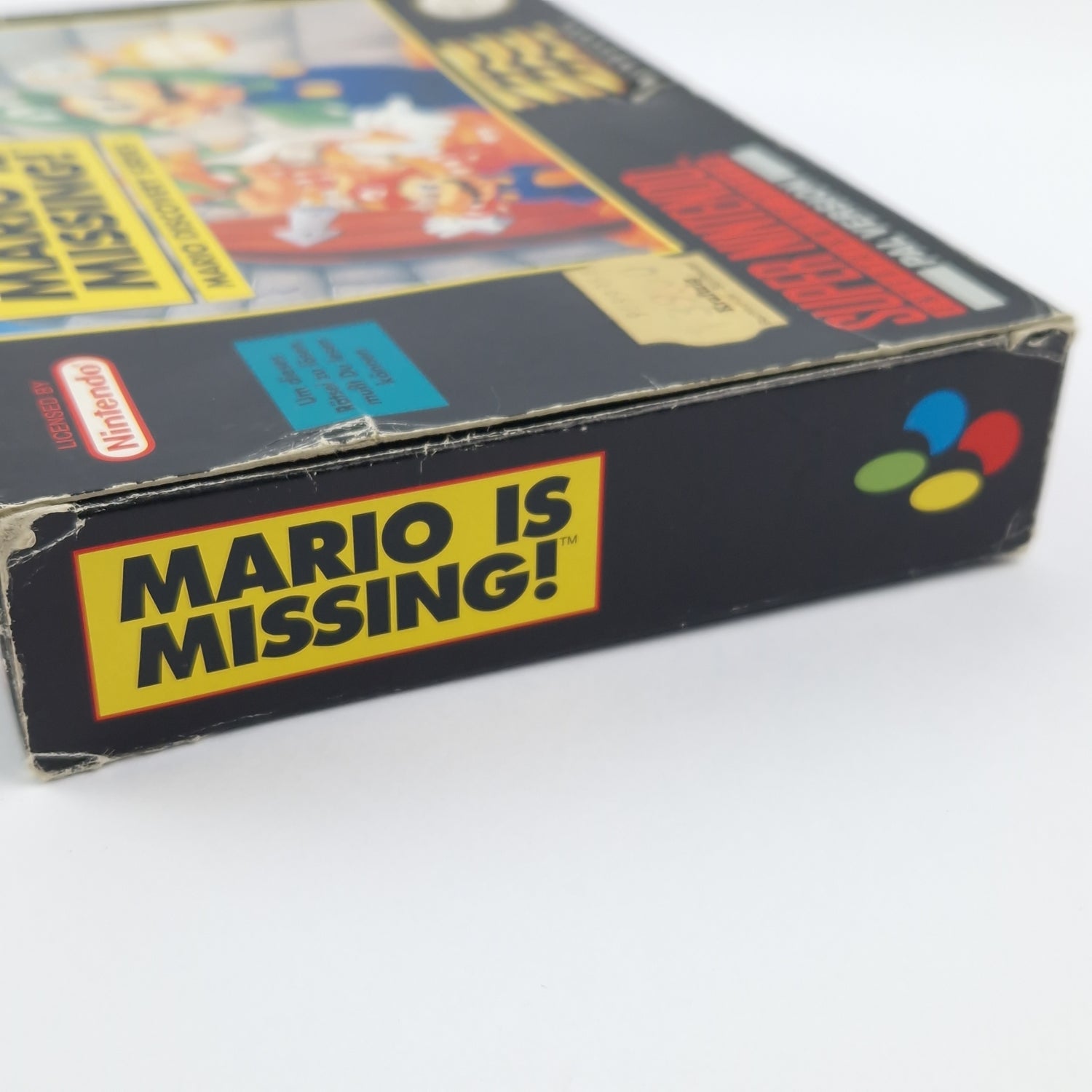 Super Nintendo game: Mario is Missing - Module instructions OVP cib / SNES