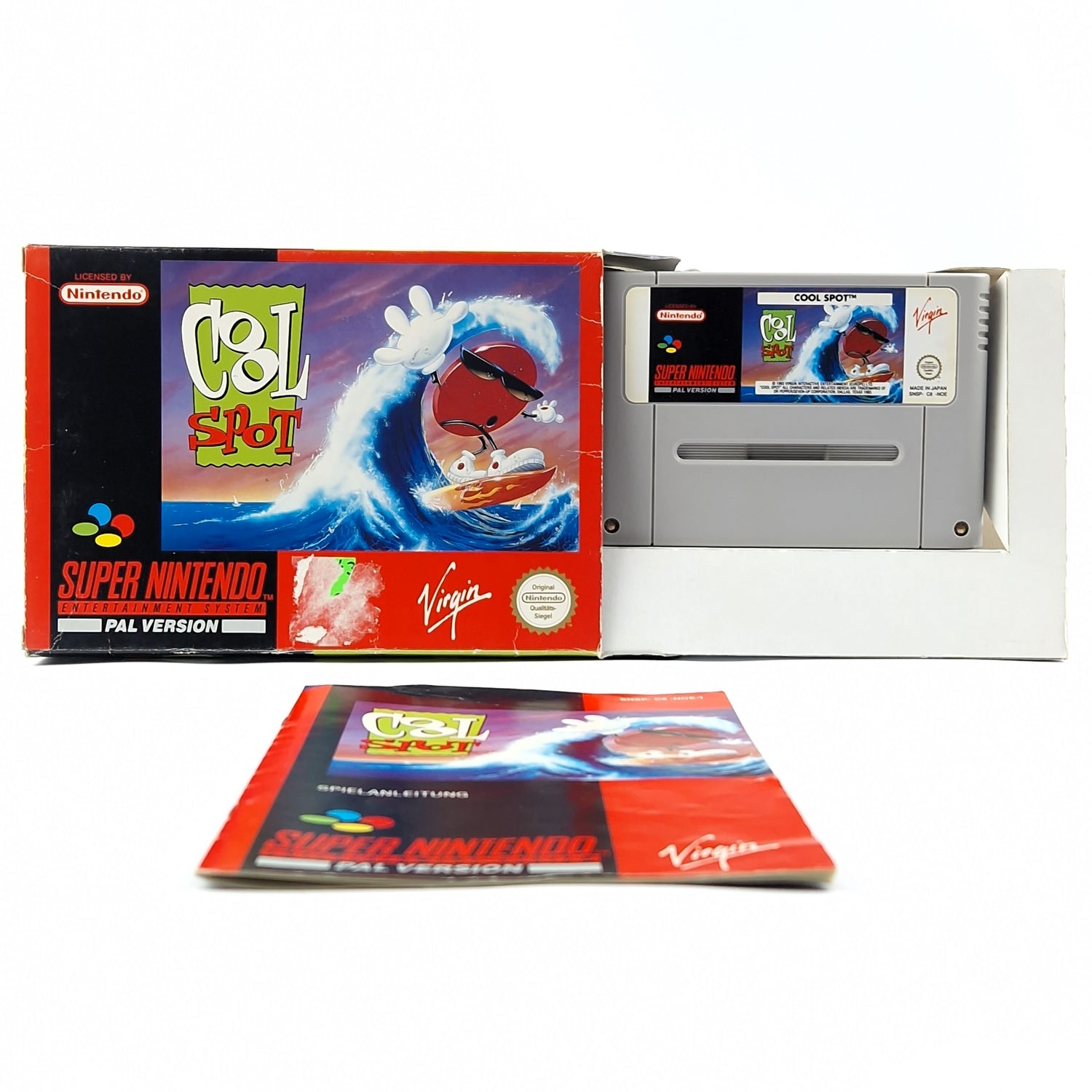 Super Nintendo Spiel : Cool Spot - Modul Anleitung OVP cib / SNES NOE