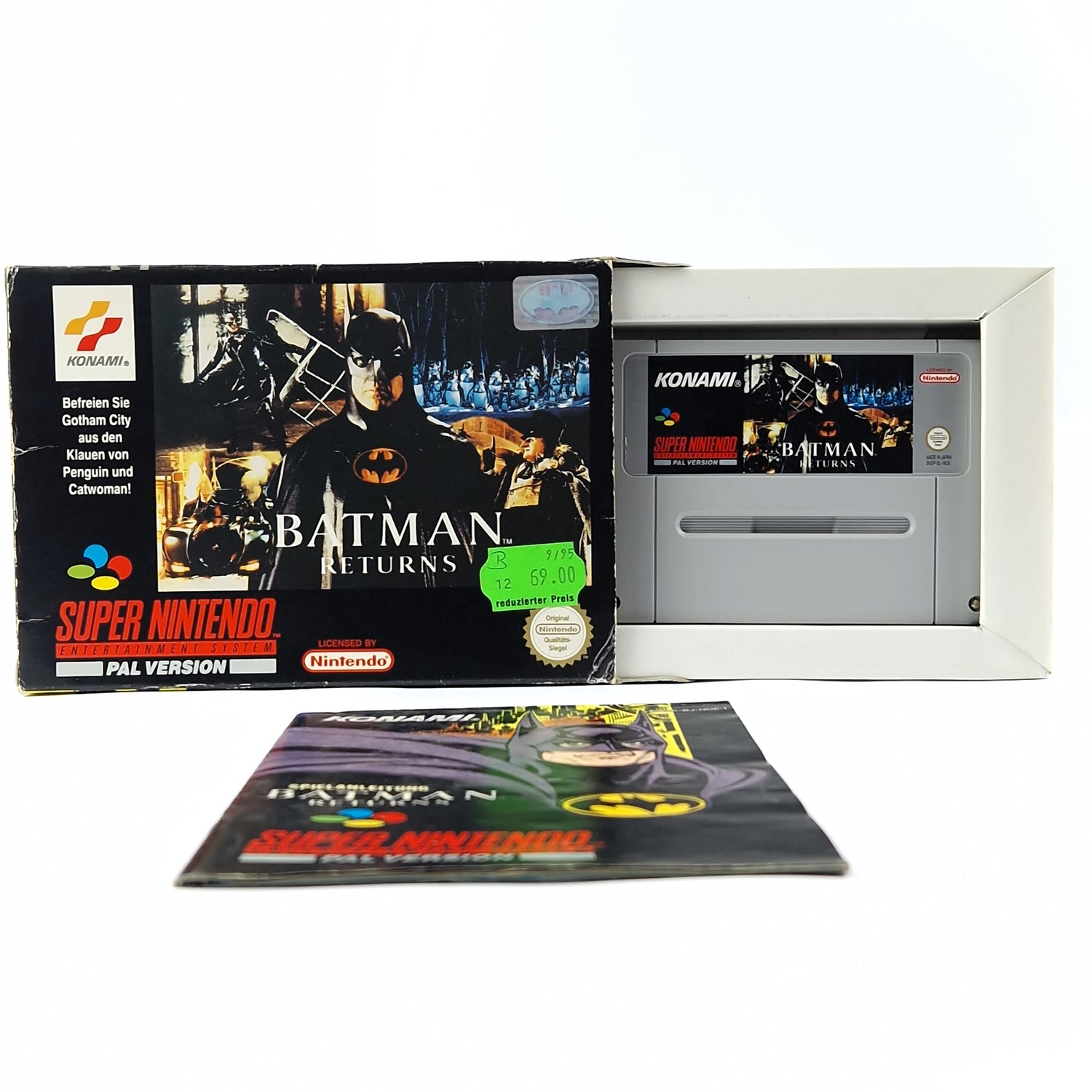 Super Nintendo Spiel : Batman Returns - Modul Anleitung OVP cib / SNES NOE-1