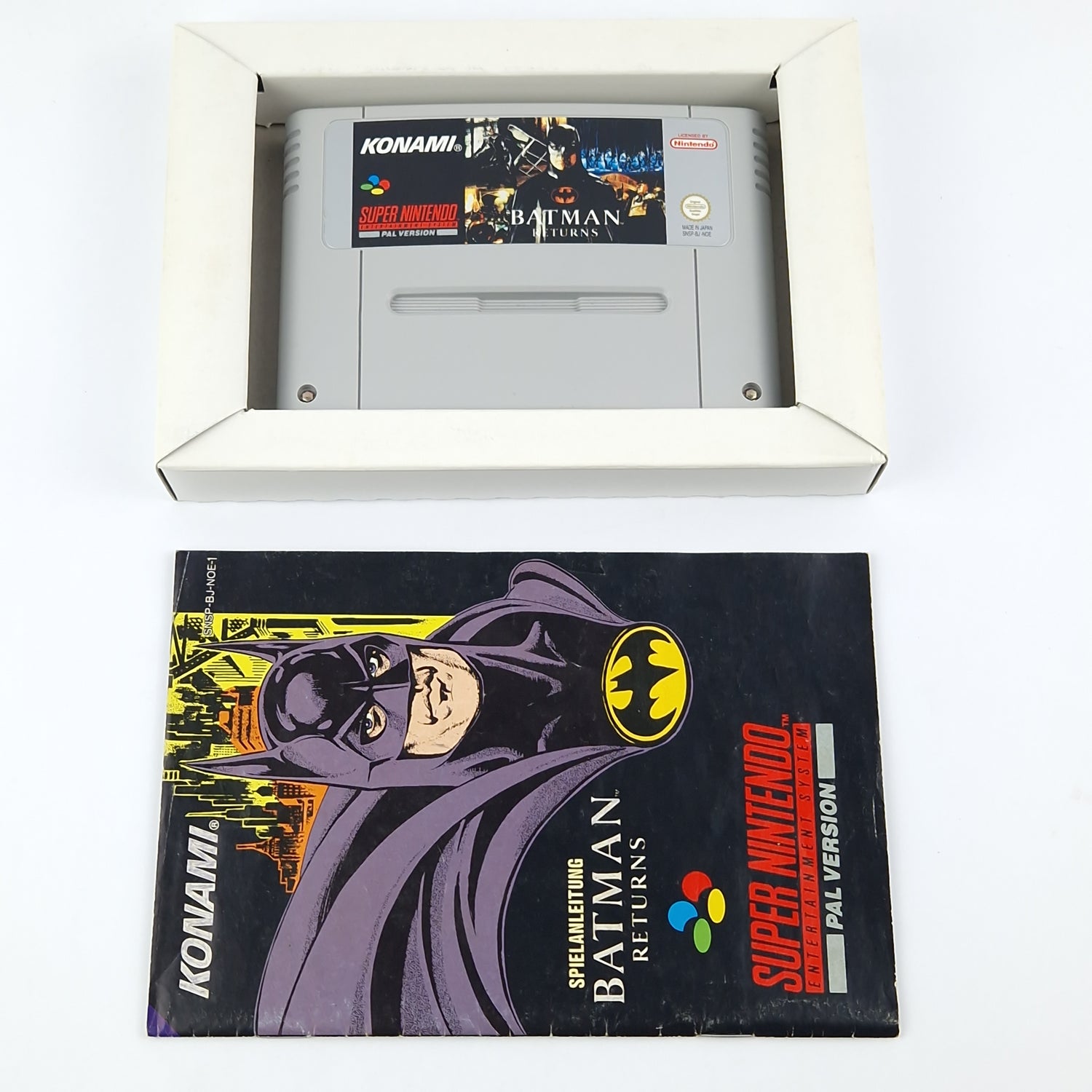 Super Nintendo Spiel : Batman Returns - Modul Anleitung OVP cib / SNES NOE-1