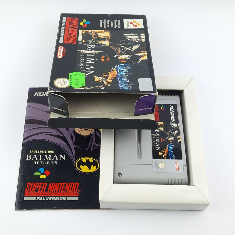 Super Nintendo Spiel : Batman Returns - Modul Anleitung OVP cib / SNES NOE-1