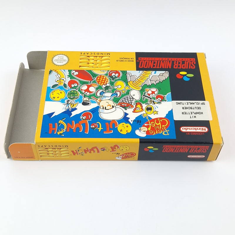 Super Nintendo Spiel : Pierre le Chef is out to Lunch - Modul Anleitung OVP SNES