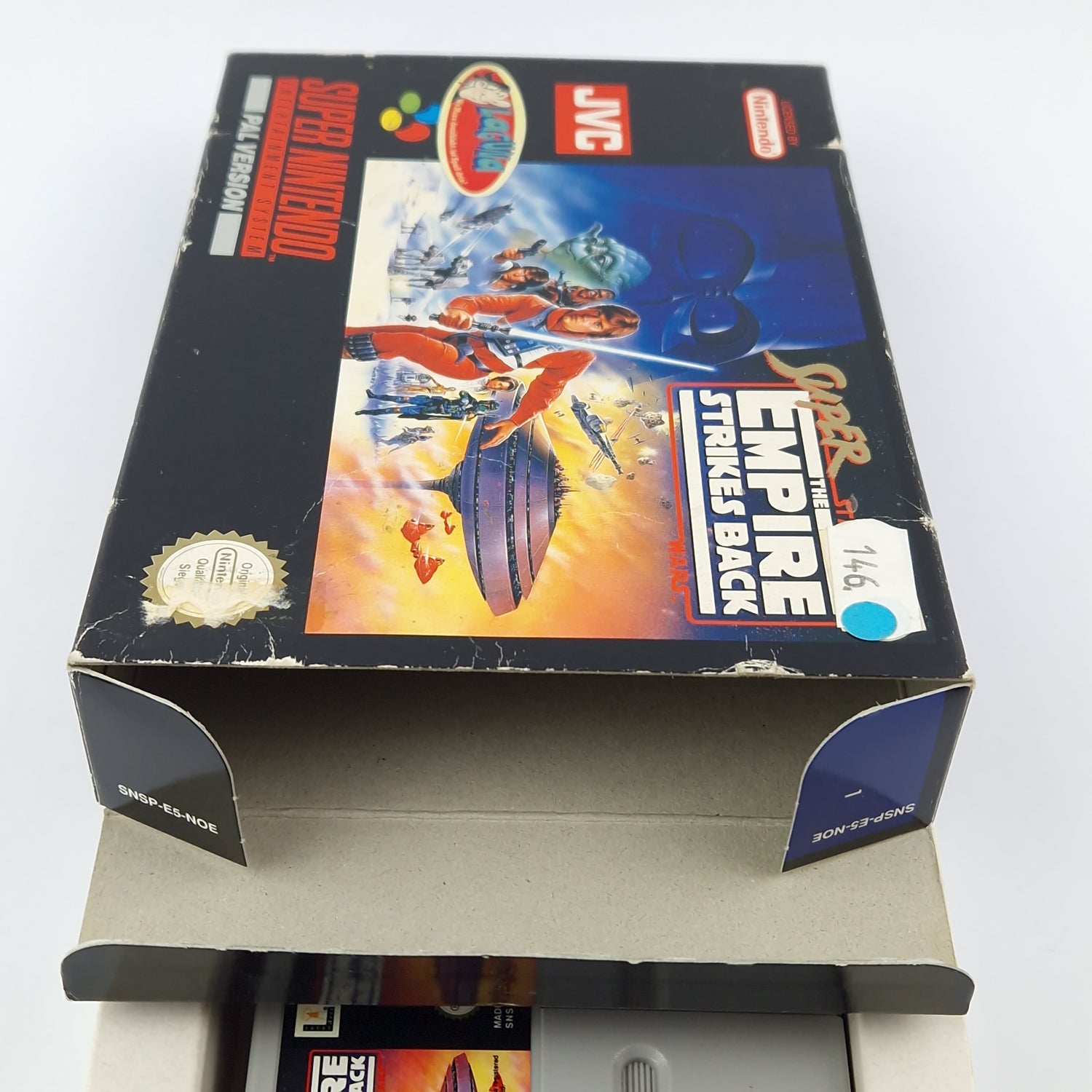 Super Nintendo Game: Super Star Wars The Empire Strikes Back - SNES OVP PAL