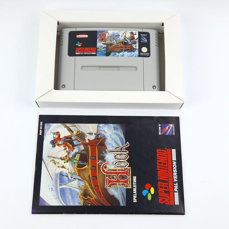 Super Nintendo Game: Hook - Module Instructions OVP cib / SNES PAL NOE