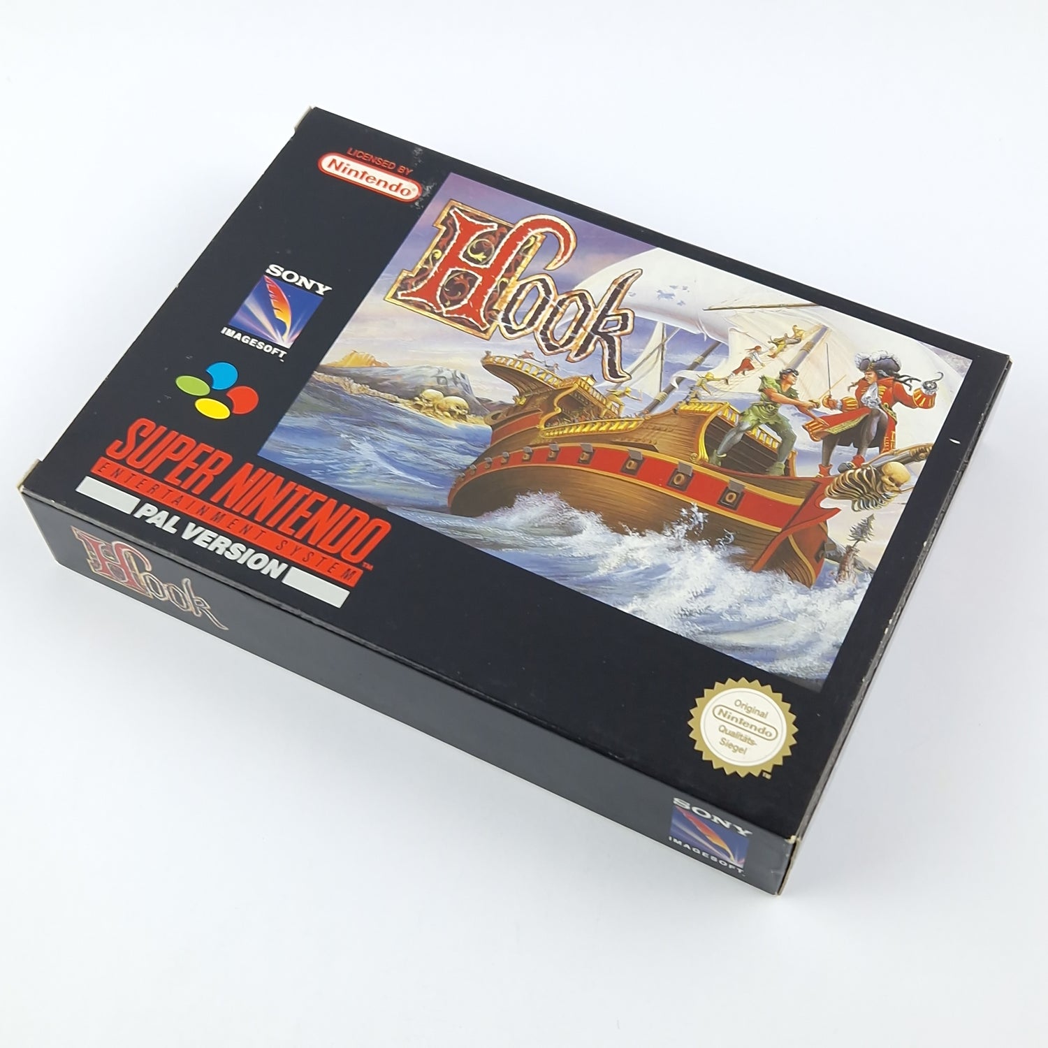 Super Nintendo Game: Hook - Module Instructions OVP cib / SNES PAL NOE