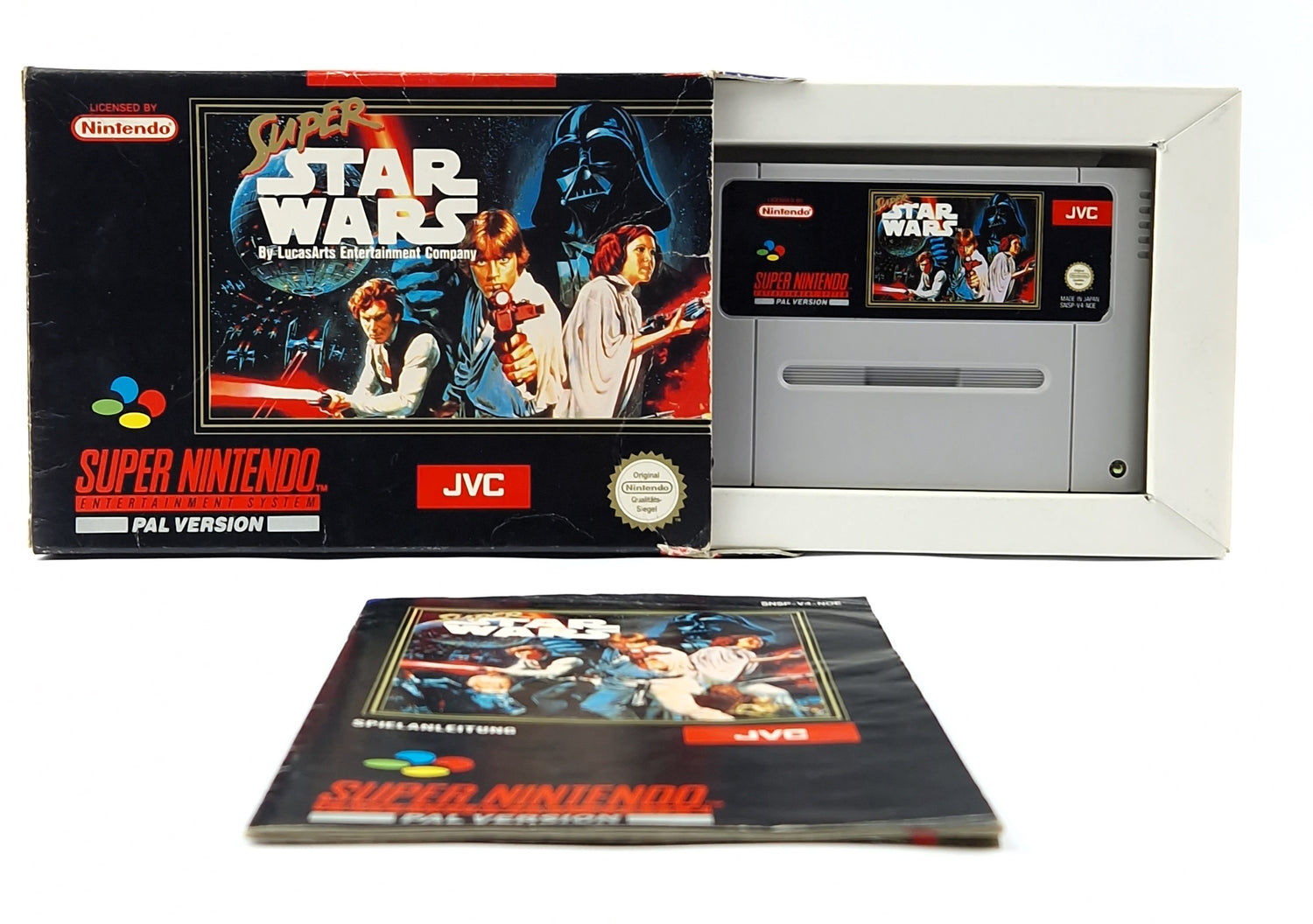 Super Nintendo Game: Super Star Wars - Module Instructions OVP cib / SNES PAL NOE