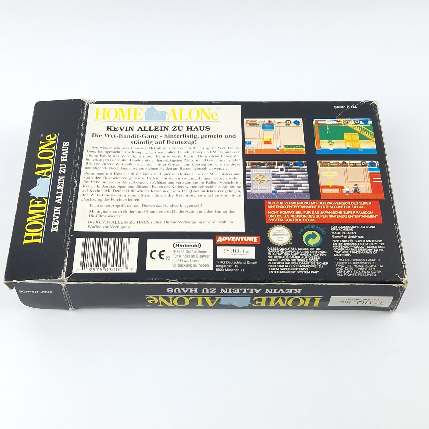 Super Nintendo Game: Home Alone - Module Instructions OVP cib / SNES PAL NOE