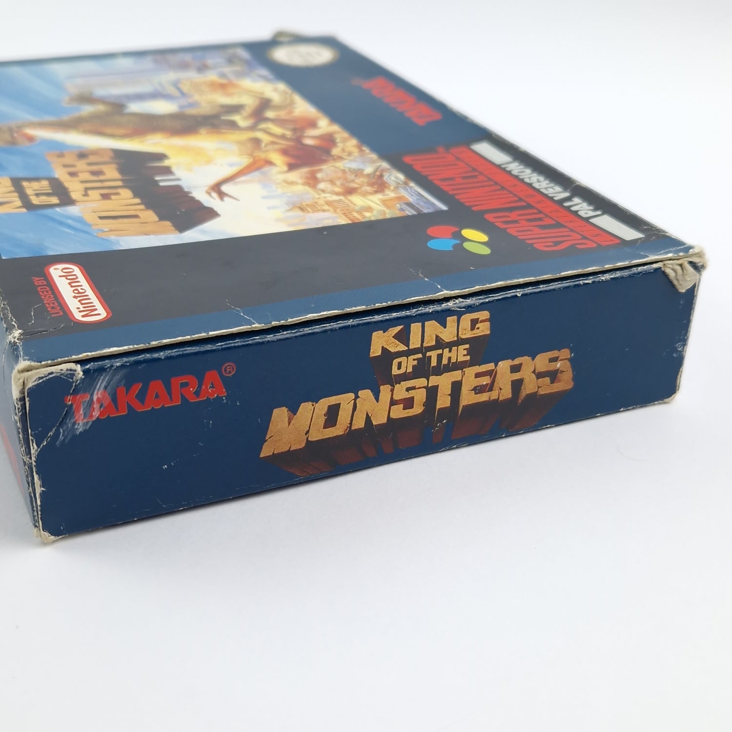 Super Nintendo Game: King of the Monsters - Module Instructions OVP cib / SNES