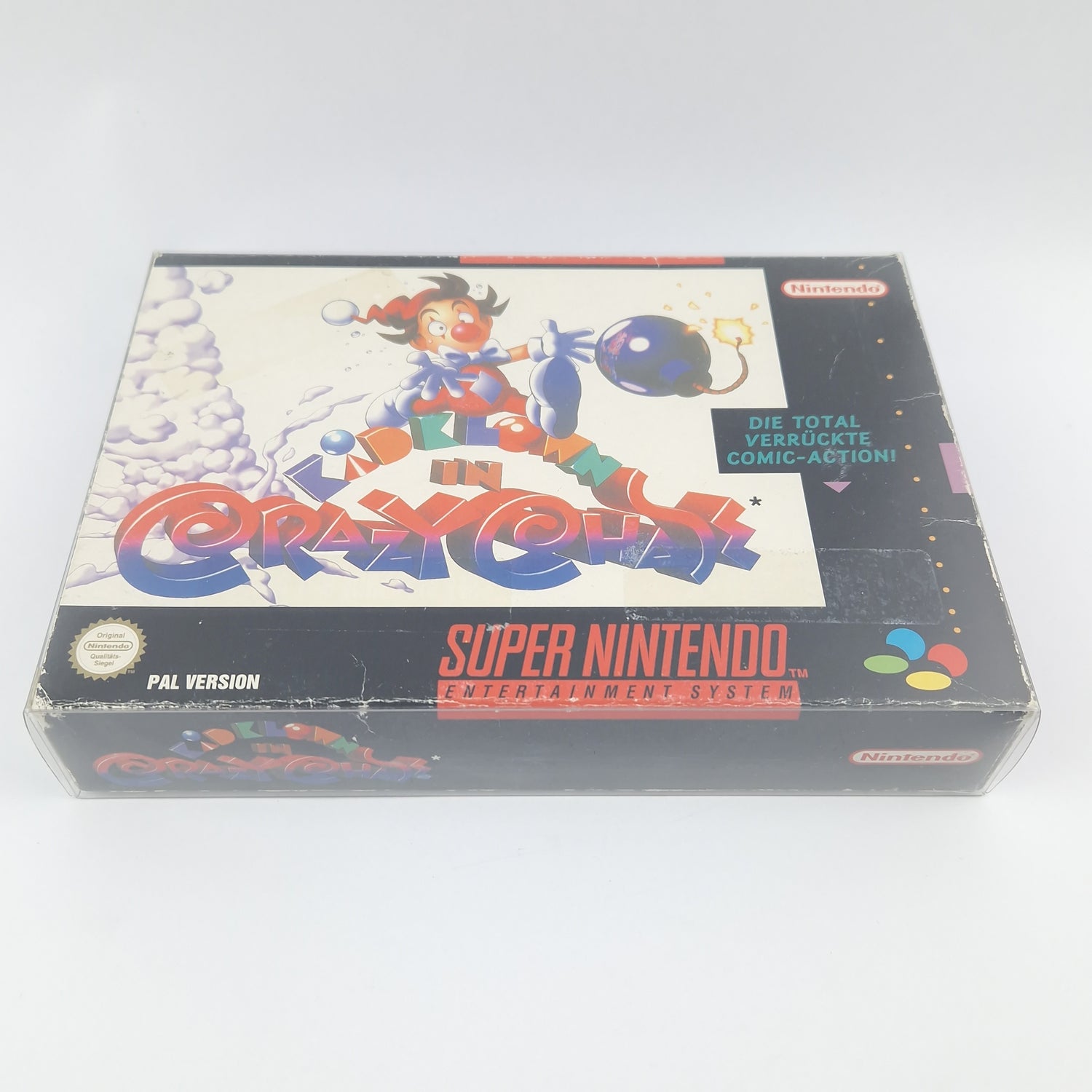 Super Nintendo Game: Kid Klown in Crazy Chase - Module Instructions OVP SNES NOE