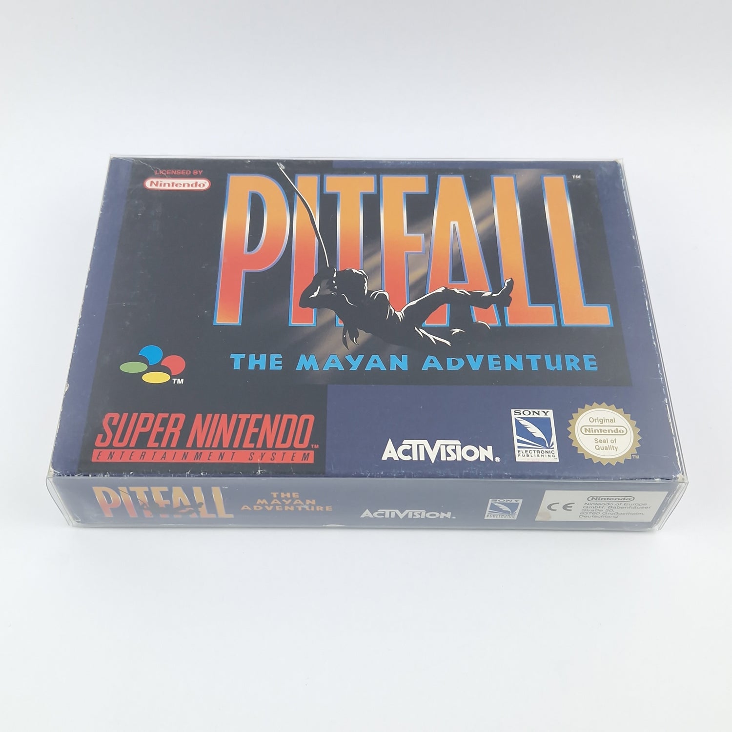 Super Nintendo Game: Pitfall The Mayan Adventure - Module Instructions OVP SNES