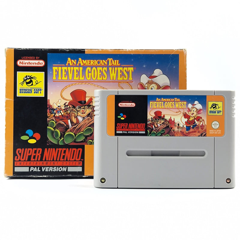 Super Nintendo Game: An American Tail Fievel Goes West - Module Instructions OVP