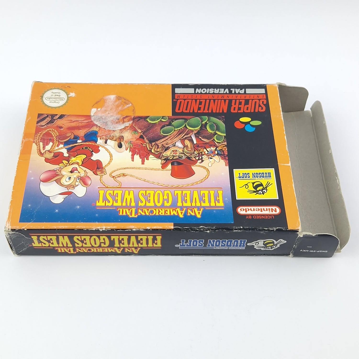 Super Nintendo Game: An American Tail Fievel Goes West - Module Instructions OVP