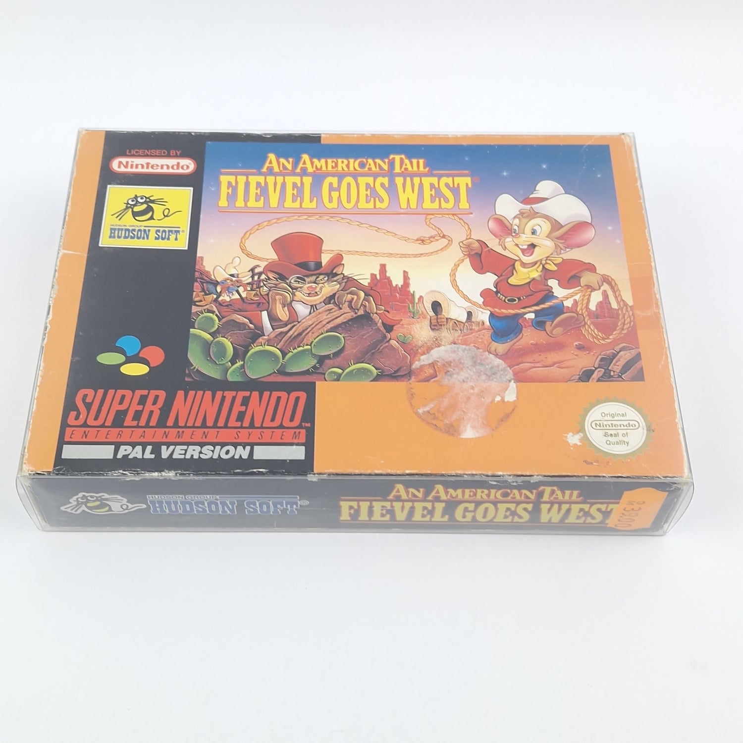 Super Nintendo Game: An American Tail Fievel Goes West - Module Instructions OVP