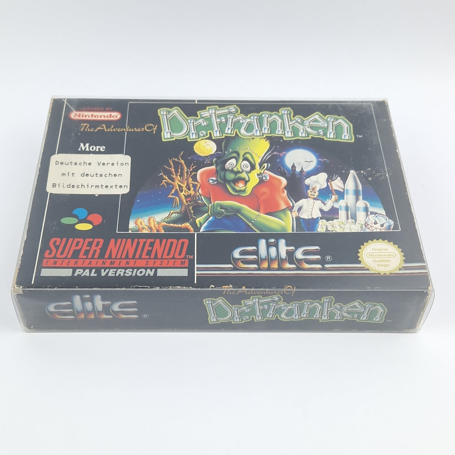 Super Nintendo Game: Dr. Franken - Module instructions OVP cib / SNES PAL NOE