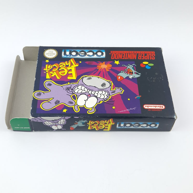 Super Nintendo Spiel : EEk! The Cat - Modul Anleitung OVP cib / SNES PAL UKV