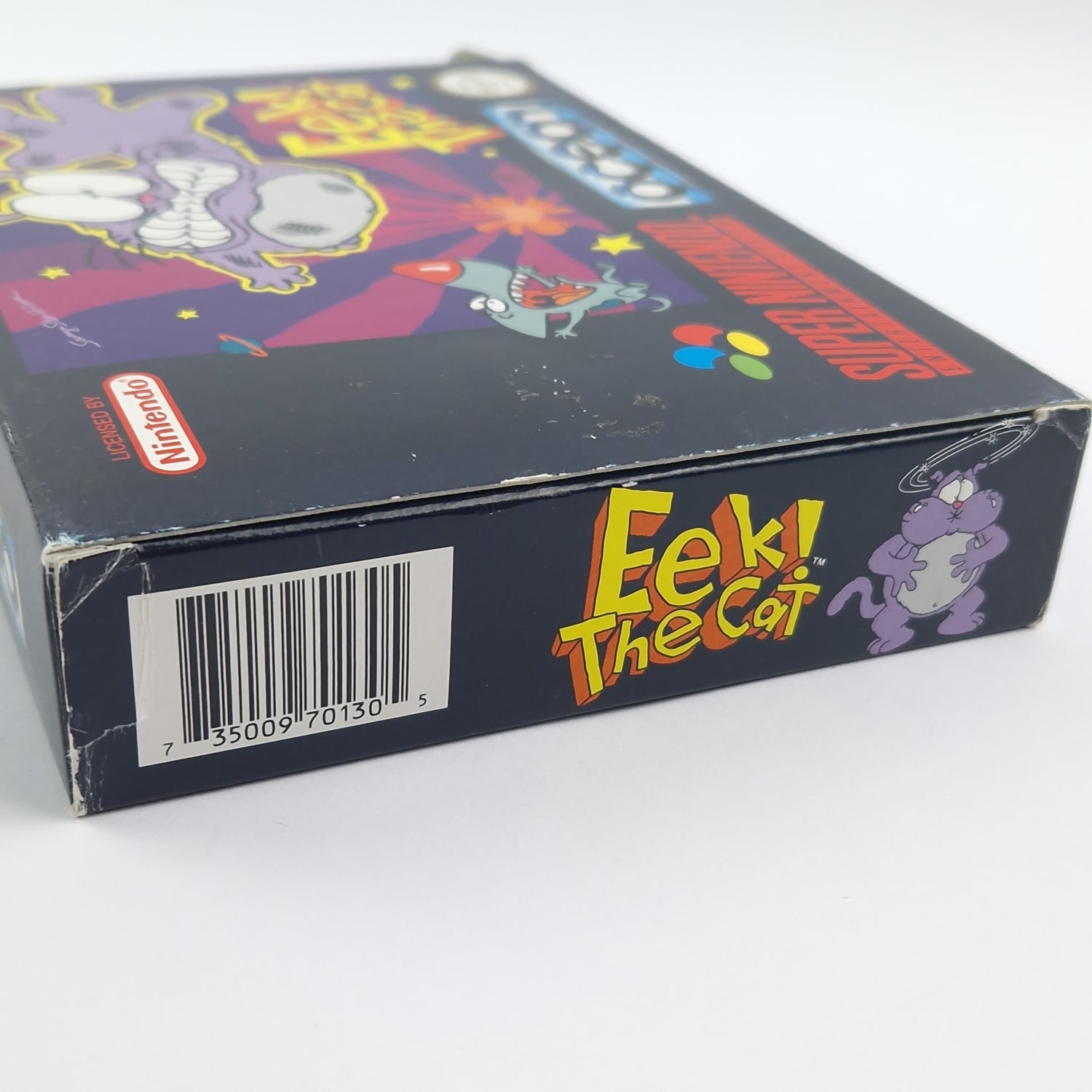 Super Nintendo Spiel : EEk! The Cat - Modul Anleitung OVP cib / SNES PAL UKV