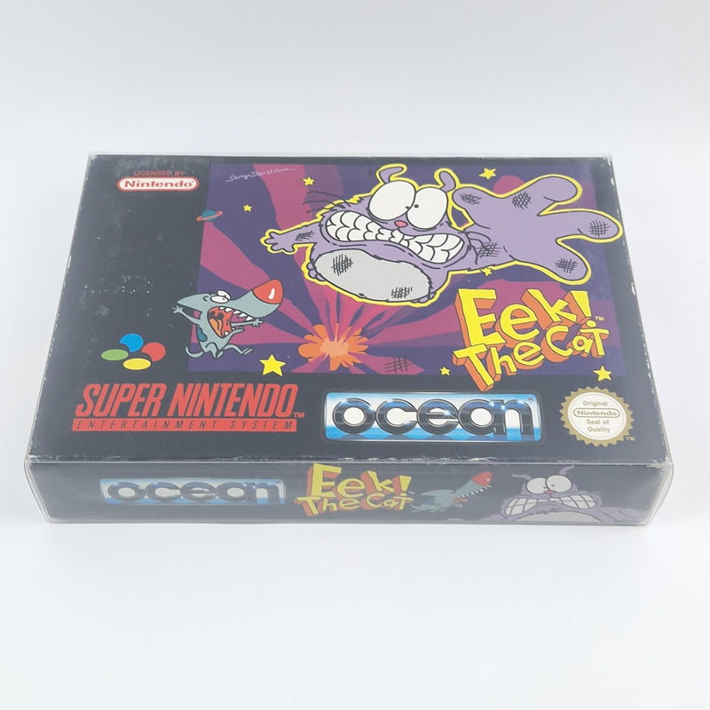 Super Nintendo Spiel : EEk! The Cat - Modul Anleitung OVP cib / SNES PAL UKV