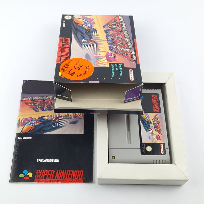 Super Nintendo Spiel : F-Zero - Modul Anleitung OVP cib / SNES PAL NOE-2