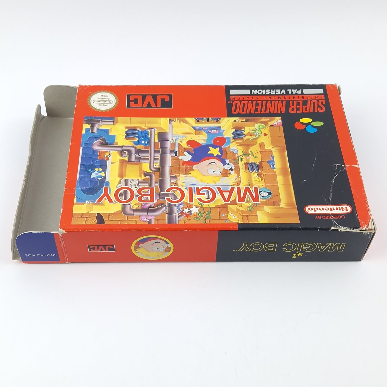 Super Nintendo Spiel : Magic Boy - Modul Anleitung OVP cib / SNES PAL NOE